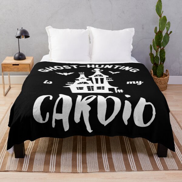 Item preview, Funny Ghost Hunter and Paranormal Ghost Hunting Is My Cardio Essential . designed and sold by cuthbertbla.