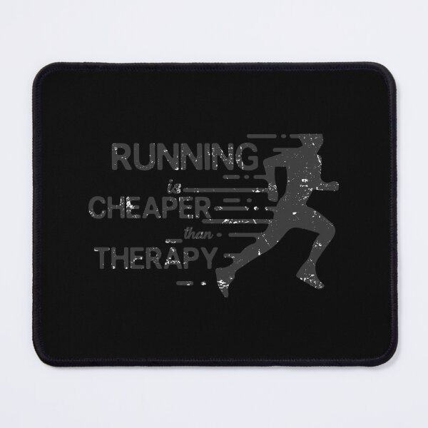 Item preview, Running Is Cheaper Than Therapy Sticker designed and sold by lewisnash6.