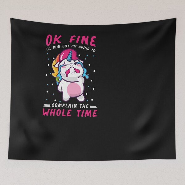 Item preview, Uni&(*corn Of Fine I Will Run But Im Going To Complain The Whole Time designed and sold by Kirsch-01.