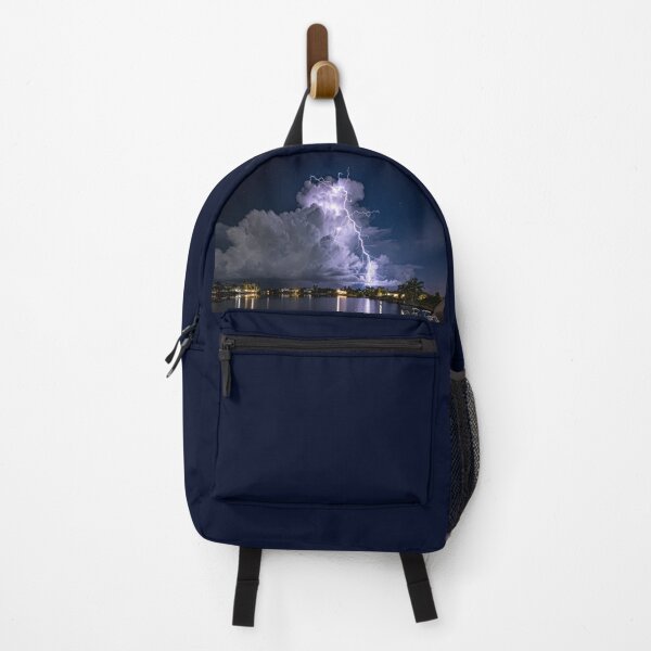 Item preview, Lightning Storm Over The Bay designed and sold by Rowena Jones.