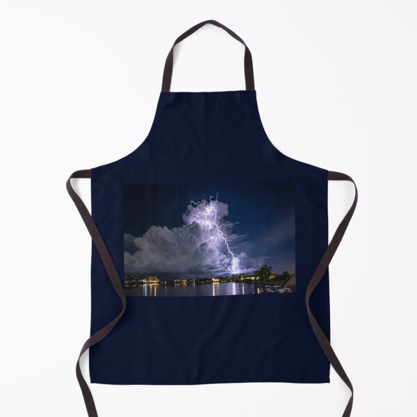Item preview, Lightning Storm Over The Bay designed and sold by Rowena Jones.
