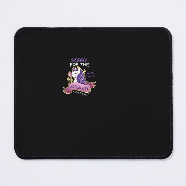 Item preview, Uni(*()corn Sorry Mean Awful Accurate designed and sold by Kirsch-01.