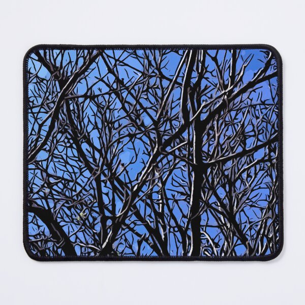 Item preview, Tree in Blue graphic art image designed and sold by CelioByDesign.