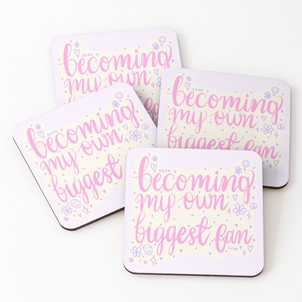 Item preview, “becoming my own biggest fan” quote designed and sold by zozizzle.