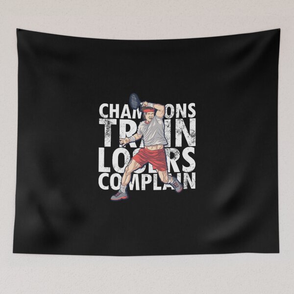 Item preview, Tennis Training Champions Train Tennis Quote Essential T-Shirt designed and sold by lambstout2.