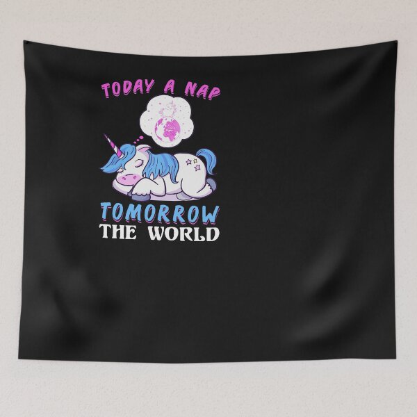 Item preview, Unic&*()&orn Tomorrow Today A Nap designed and sold by Kirsch-01.