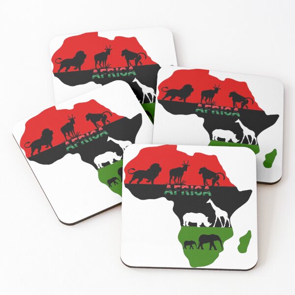 Item preview, African Animal Map designed and sold by Culture2Design.