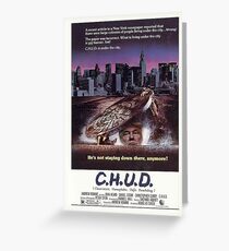Donald C.H.U.D. Poster Greeting Card