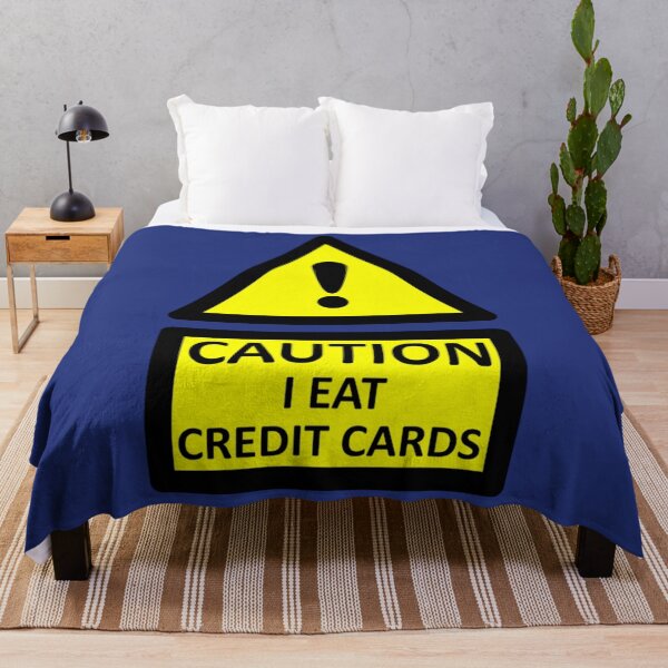 Item preview, caution i eat credit cards    designed and sold by McLarenTeeHu.