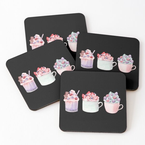 Item preview, Assorted Pastel Berries Smoothies designed and sold by Alicia Chee.
