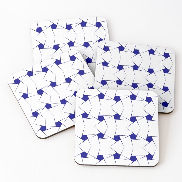 Item preview, Skewed star pattern with white background and navy stars designed and sold by Becky Hunter.