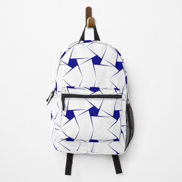 Item preview, Skewed star pattern with white background and navy stars designed and sold by Becky Hunter.