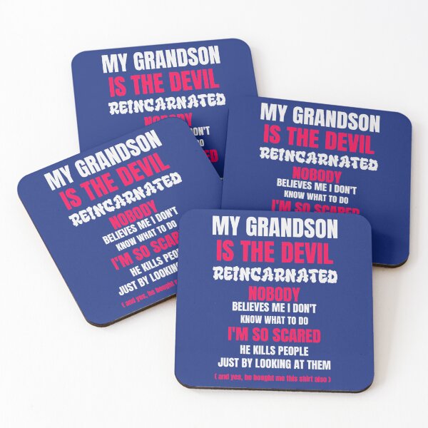 Item preview, My Grandson is The Devil Reincarnated - Oddly Specific s   designed and sold by McLarenTeeHu.