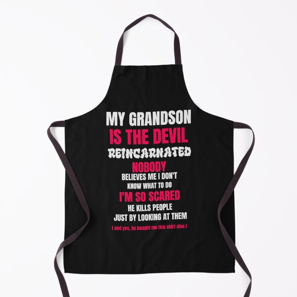 Item preview, My Grandson is The Devil Reincarnated - Oddly Specific s designed and sold by McLarenTeeHu.