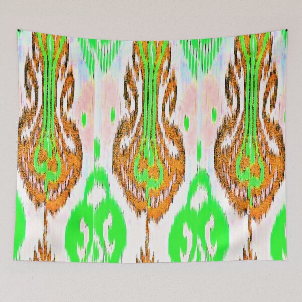 Item preview, Floral ikat designs Uzbek ikat patterns - Uzbek Ikat designs designed and sold by LeFabriqueOuz.