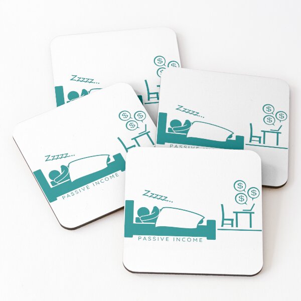 Item preview, Passive Income - I Make Money in my Sleep - Passive Income Art - Motivational Art designed and sold by PartiesPersonal.