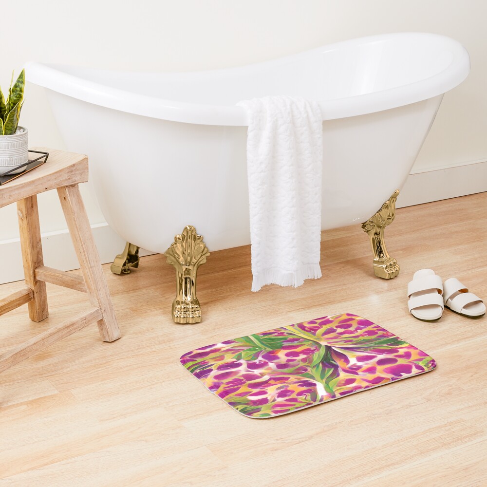 Item preview, Bath Mat designed and sold by CattlettArt.