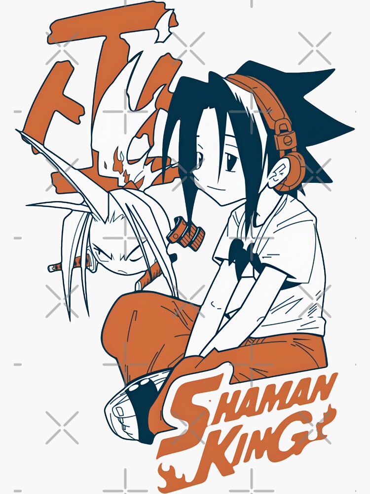 "Anime Manga Shaman King Merch Asakura Yoh With His Partner Soul, Merch