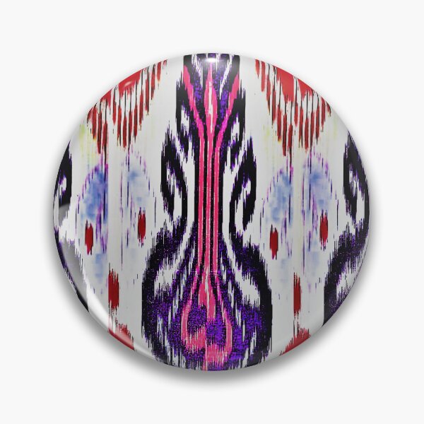 Item preview, Floral ikat designs Uzbek ikat patterns - Uzbek Ikat designs designed and sold by LeFabriqueOuz.