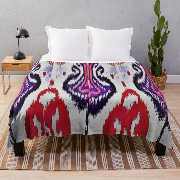 Item preview, Floral ikat designs Uzbek ikat patterns - Uzbek Ikat designs designed and sold by LeFabriqueOuz.
