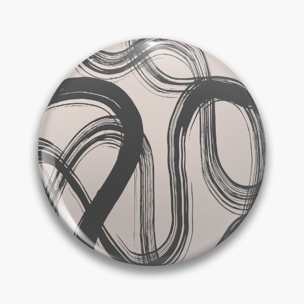 Item preview, Wavy Brush Strokes - Gray and Clay designed and sold by PeachyLitchi.