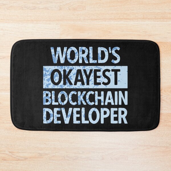 Item preview, Worlds Okayest Blockchain Developer | Funny Blockchain Developer designed and sold by DrawingBoard.