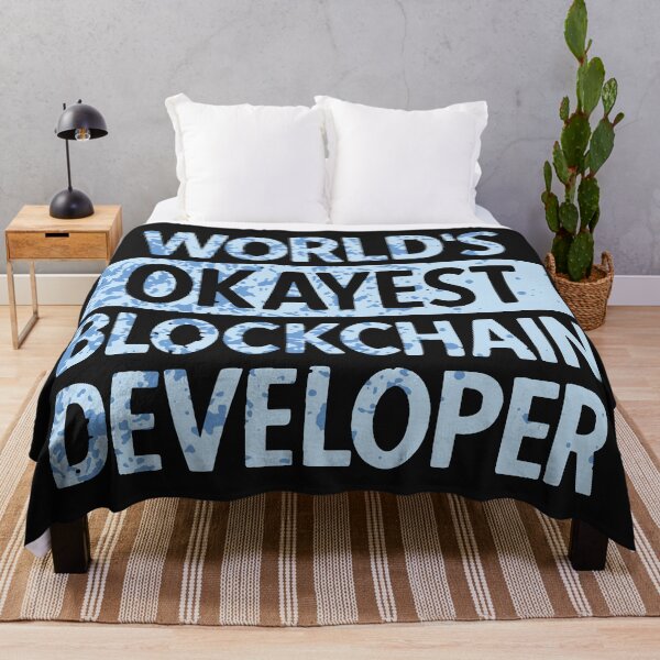 Item preview, Worlds Okayest Blockchain Developer | Funny Blockchain Developer designed and sold by DrawingBoard.