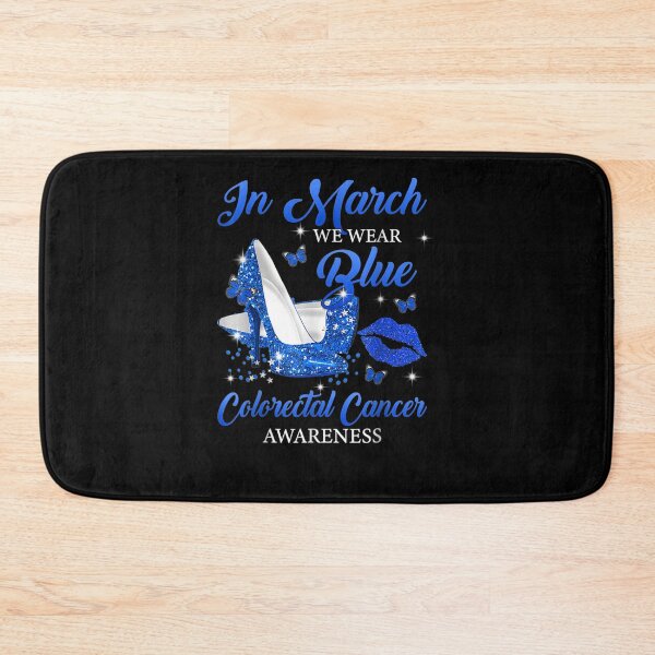 Item preview, In March Wear Blue High Heels Colorectal Cancer Awareness designed and sold by DeannaMarks.