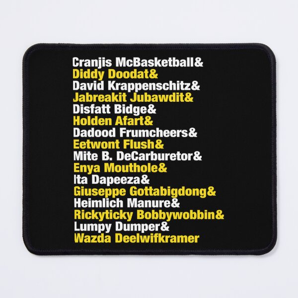 Item preview, Impractical Jokers Name Game List   designed and sold by Posiiypso.