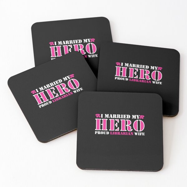 Item preview, I Married Hero Proud Librarian Wife  designed and sold by aryagiri.