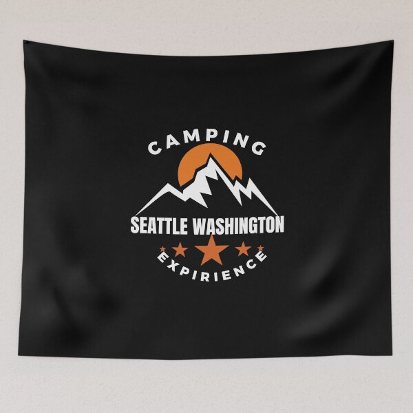 Item preview, Seattle washington hiking tshirt designed and sold by Havilaharts.