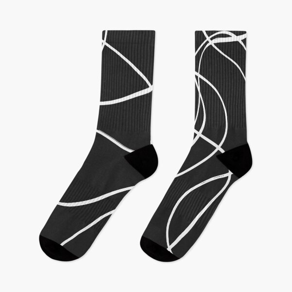 Item preview, Brush Strokes - Black and White designed and sold by PeachyLitchi.