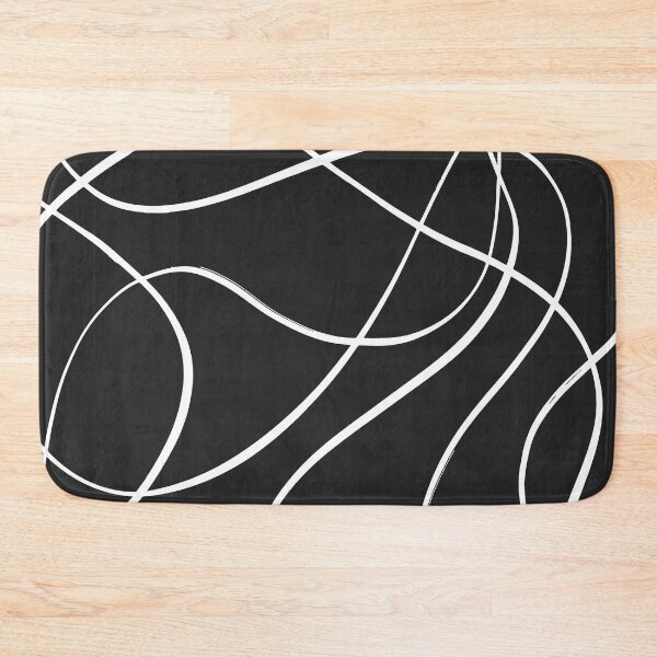 Item preview, Brush Strokes - Black and White designed and sold by PeachyLitchi.