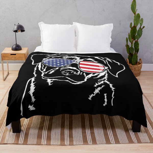 Item preview, Labrador America flag sunglasses dog canine designed and sold by dogarts.