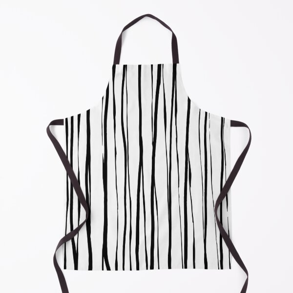Item preview, Vertical Brush Strokes - Black and White designed and sold by PeachyLitchi.