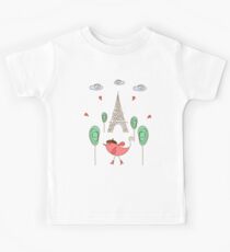 Paris Bird Kids Tee