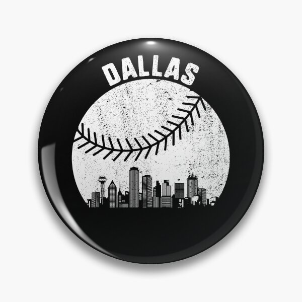 Artikelvorschau, Dallas Skyline Baseball Fan Vintage Texas Baseball Dallas Gear entworfen und verkauft von DynamicDesign.