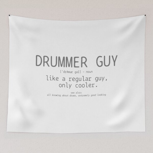 Item preview, Drummer Guy Definition Funny Vintage Drums Drumming designed and sold by ericrichard059.