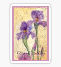 Birthday Iris Sticker