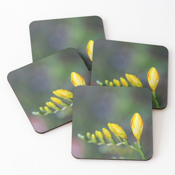 Item preview, Freesia Yellow Opening Hand designed and sold by Joy Watson - Natural Light Photography .