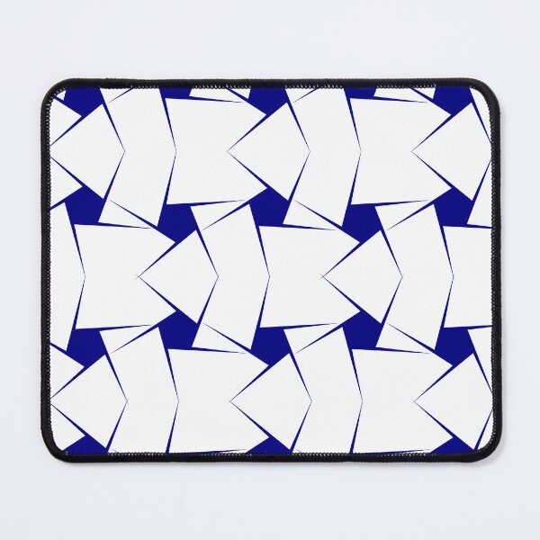 Item preview, Skewed star pattern with white background and navy stars designed and sold by Becky Hunter.