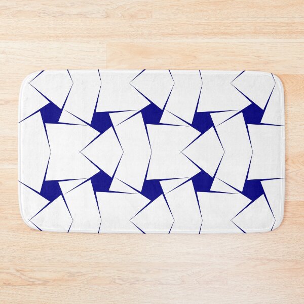 Item preview, Skewed star pattern with white background and navy stars designed and sold by Becky Hunter.