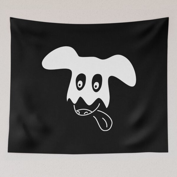 Item preview, Funny Halloween Dog Ghost Essential . designed and sold by cuthbertbla.
