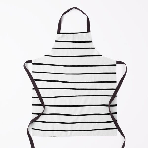 Item preview, Horizontal Brush Strokes - Black and White designed and sold by PeachyLitchi.