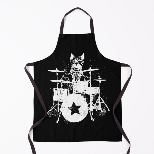 Item preview, Punk Rockstar Kitten Cat Drummer Playing Drums designed and sold by ericrichard059.