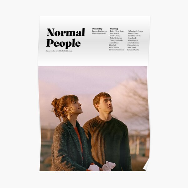 Normal People Minimal Poster Poster