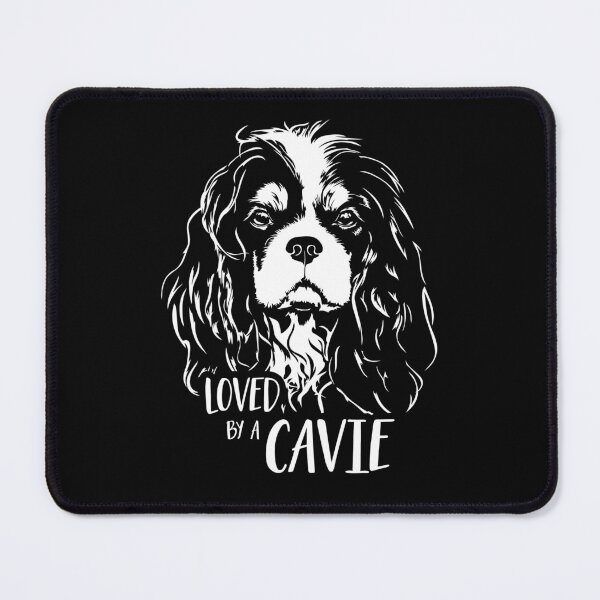 Item preview, Loved by a Cavie Cavalier King Charles Spaniel dog quote designed and sold by dogarts.