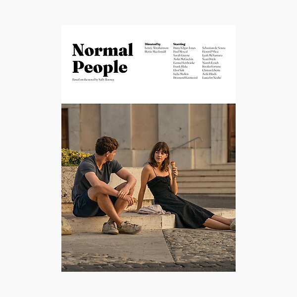 Item preview, Normal People Minimal Poster designed and sold by danieldealwis.