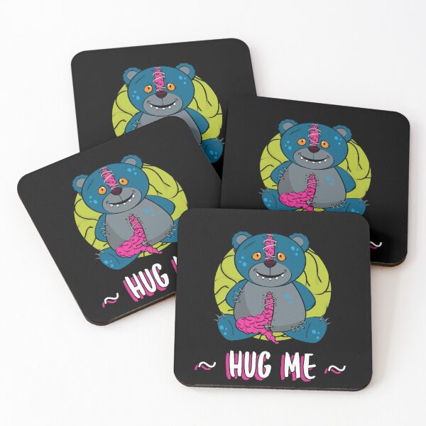 Item preview, HUG ME, Zombie bear Blue designed and sold by MindBlownWill.