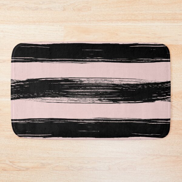 Item preview, Horizontal Brush Strokes - Black and Peach designed and sold by PeachyLitchi.